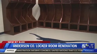 Anderson County High School girls' basketball team gets locker room renovation