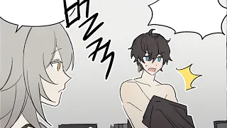 Stelle Walks in on Dan Heng... (Honkai: Star Rail)