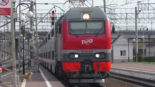 ЭП2К-222 с поездом №29 Санкт-Петербург - Белгород
