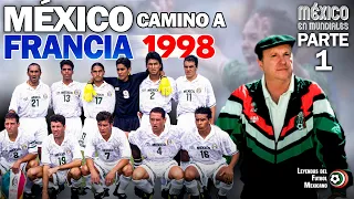 El INICIERTO camino de MÉXICO rumbo a FRANCIA 1998 🥵 TODA la preparación y la PREVIA