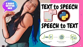 Code Text To Speech & Speech to Text in less than 5 MINUTES using Python and google api | gTTS & SR