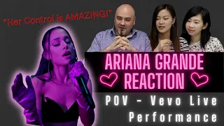 Ariana Grande Reaction POV (Vevo Live Performance) - Vocal Coach Reacts