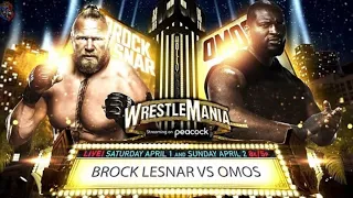 Wrestlemania 39 Predictions Part 9|  Brock Lesnar vs  Omos