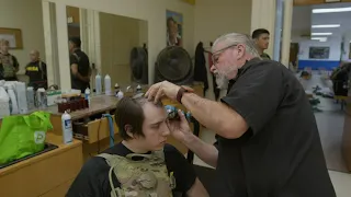 BEHIND THE SCENES: Basic Combat Training (The Haircut)