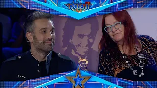 La CARA DE JULIO IGLESIAS hecha con PLÁSTICO RECICLADO | Audiciones 7 | Got Talent España 2022