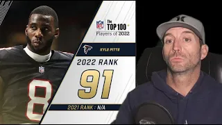 Cowboys Fan Reacts to Top 100 NFL Players of 2022 - #91 - Kyle Pitts