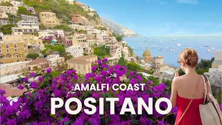 4K Positano Italy 4K Walking Tour 🇮🇹 Amalfi Coast Italy