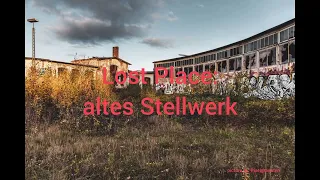 LOST PLACE - altes Stellwerk bei Nacht