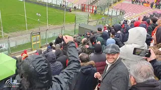 Messina Avellino 2-0 la Curva Sud Giallorossa - in questa curva non piove mai - 22/01/23