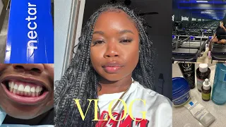 VLOG : I HAVE A NEW SMILE??? | UNBOXING MY NECTAR | SOLIDCORE | MORNING SKINCARE | TIANA LANAE