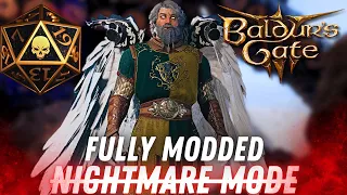 Baldur's Gate 3 FULLY MODDED NIGHTMARE HONOUR MODE | PERMADEATH | PART 4 | (PC 2024)