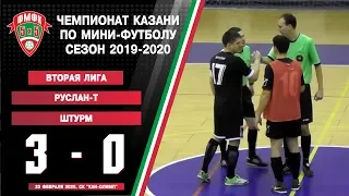 ФМФК 2019-2020. Вторая лига. Руслан-Т - Штурм. 3:0