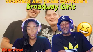 Upchurch ft. @Chase Matthew "Broadway Girls" REMIX Reaction | Asia and BJ