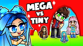 MEGA vs TINY in Roblox!
