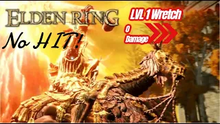 Elden Ring - Lvl1 Wretch Vs Draconic Tree Sentinel [Solo, No Damage]