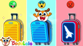 Where is Baby DooDoo? 🔎 Safety Tips in the Airport Song | Kids Learning Song With DodoLala - DooDoo