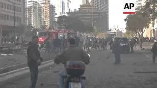 Explosion en Beirut mata a destacado politico prooccidental y a varios mas