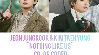 BTS: Jungkook & Taehyung - Nothing like us (cover) color codes