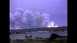 Russian Soviet Space Shuttle Buran Launch 1988