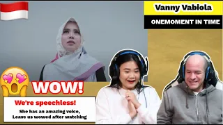 VANNY VABIOLA - ONE MOMENT IN TIME (cover) | FIRST TIME TO REACT!🇮🇩😍