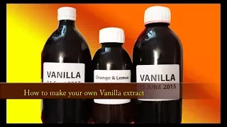 Vanilla Extract made at home