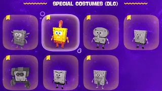 SpongeBob SquarePants: The Cosmic Shake DLC Costumes