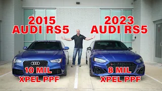Audi RS5 Side By Side Comparison.