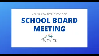 School Board Meeting - March 14, 2024