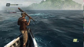 Humpback whale harpooning in Assassin's Creed IV Black Flag