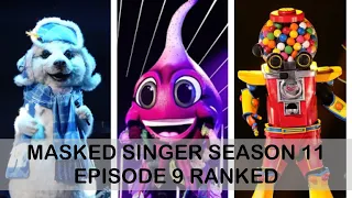 Masked Singer Season 11 Episode 9 Ranked