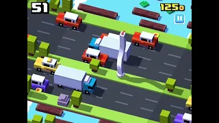 Long Chicken Speed Run Gameplay Part 2 (Crossy Road)