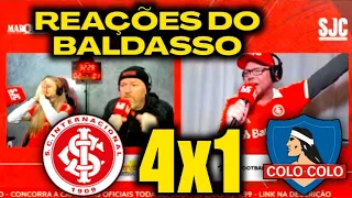 REAÇÕES DO BALDASSO - INTERNACIONAL 4X1 COLO COLO - [SUL-AMERICANA 2022]