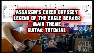 Assassin's Creed Odyssey Legend of the Eagle Bearer Guitar Tutorial