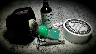 Бритье. PEREIRA Shavery soap, Yaqi badger brush, SQUADRO bowl, Pearl SSH-2, Gillette NACET