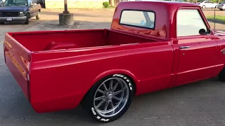 1967 Chevy C10 custom interior build