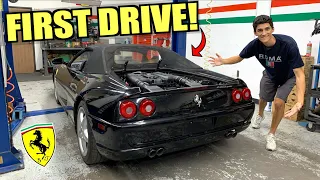 First Drive In The Abandoned Ferrari F355 After Sitting For Years!