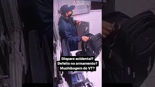 Vigilante dispara contra a própria mão…