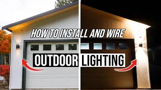 How To Install And Wire Outdoor Light Fixtures - Easy Home DIY Project!