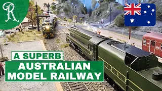 The Hills Line, a wonderful Australian model railway