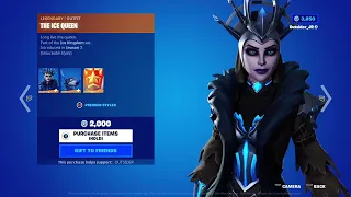 THE ICE QUEEN RETURNS TO THE FORTNITE ITEM SHOP! MARVEL SKINS CYBER SKINS ARE BACK CODE OUTSIDER