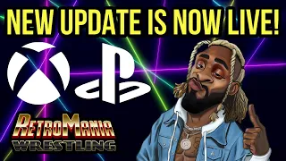 New RetroMania Wrestling update available NOW on Xbox and PlayStation consoles!