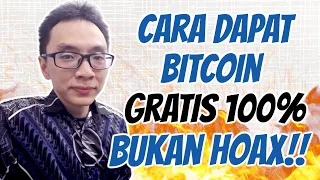 Cara Mendapatkan Bitcoin GRATIS 100% Bukan HOAX!! | Belajar Cryptocurrency