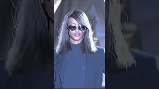 Naomi Campbell opening the Versace spring/summer 1996 runway show in Milan