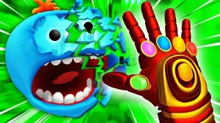 Destroying MEESEEKS With IRON MAN INFINITY GAUNTLET (Rick and Morty: Virtual Rick-Ality Gameplay)