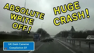 UK Dash Cameras - Compilation 37 - 2018 Bad Drivers, Crashes + Close Calls