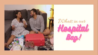 What's in our HOSPITAL BAG? Getting ready | Almost there | Third Trimester | AYANKA pregnancy