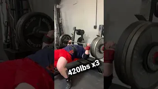 420lbs Bench Press Heavy Powerlifting Training For Reps Bodybuilding Strongman Exercise Motivation