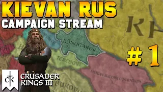 [1] CREATING KIEVAN RUS - Dyre the Stranger Campaign for Crusader Kings 3 (Historical Lets Play)