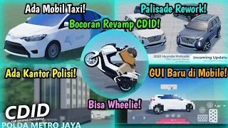 Bocoran Revamp CDID | Ada Mobil Taxi & Bisa Jadi Ngabers! | Motornya Bisa Wheelie! | CDID Roblox