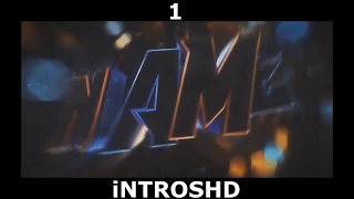 TOP 10 INTRO EDITAVEL AFTER EFFECTS/CINEMA 4D 2020